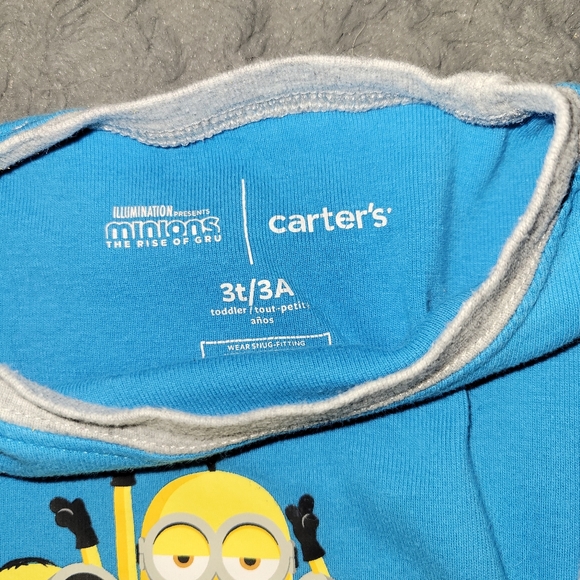 Carter's Minion Short Sleeve PJ Set - Picture 3 of 3